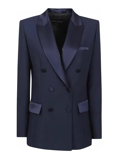 Hebe Studio Jacket In Blue