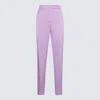 Hebe Studio Lilac Viscose The Lover Pants In Multicolor