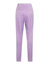 Hebe Studio Lilac Viscose The Lover Pants In Light Purple