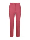 Hebe Studio Pantalone Classic Smoking In Red