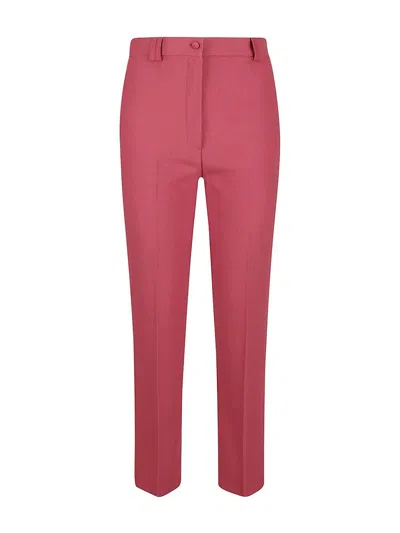 Hebe Studio Pantalone Classic Smoking In Red