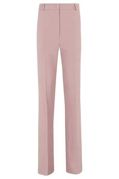 Hebe Studio The Georgia Pant Cady In Powder Pink