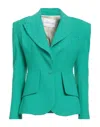 Hebe Studio Suit Jackets In Green