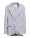 Hebe Studio Suit Jackets In Purple