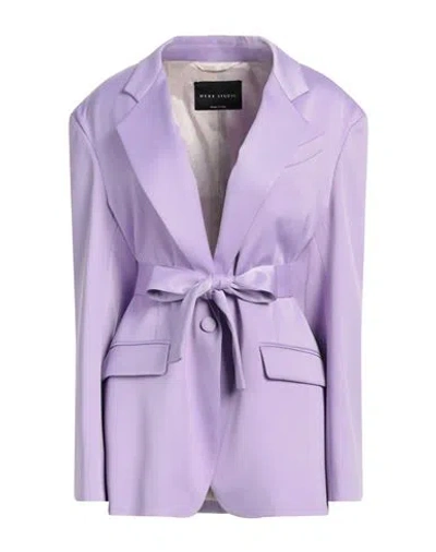 Hebe Studio Lilac Viscose The Lover Blazer In Multicolor