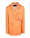 Hebe Studio Woman Blazer Orange Size 8 Viscose In Orange