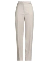 Hebe Studio Woman Pants Beige Size 4 Polyester, Viscose, Elastane