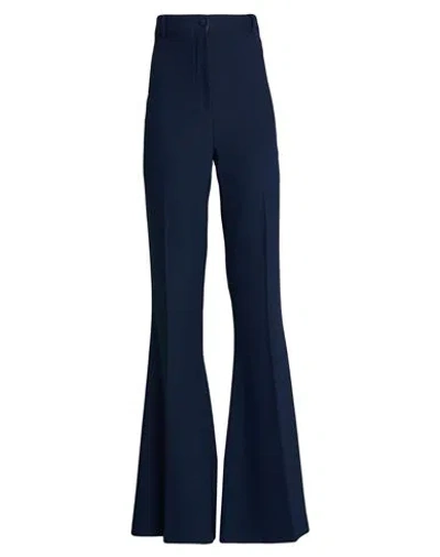Hebe Studio Woman Pants Navy Size 8 Polyester In Blue