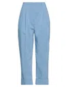 Hebe Studio Pants In Pastel Blue