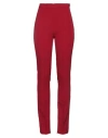 Hebe Studio Woman Pants Red Size 8 Polyester, Elastane In Red
