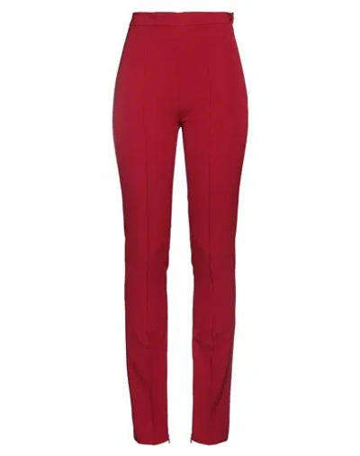 Hebe Studio Woman Pants Red Size 8 Polyester, Elastane
