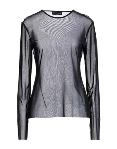 Hebe Studio Woman Top Black Size 4 Polyamide, Elastane