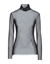 Hebe Studio Woman Top Black Size Xs Viscose, Elastane
