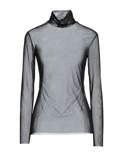 Hebe Studio Woman Top Black Size Xs Viscose, Elastane