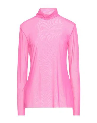 Hebe Studio Woman Top Fuchsia Size M Viscose, Elastane In Pink