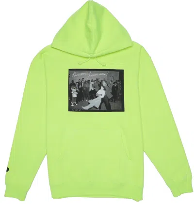 Pre-owned Hebru Brantley Men's  Hebru Brand Studios The Great Debate Roller Jam Hoodie In Green
