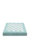 HECTOR SAXE EMBOSSED CROCODILE LEATHER CHESS SET BOX