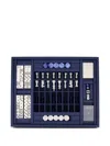 Hector Saxe Grained Multi-game Set In Blue