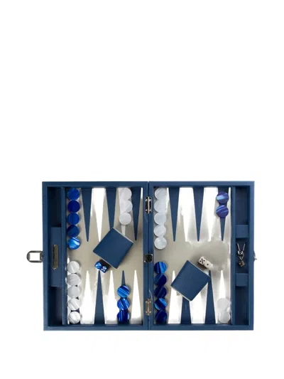 Hector Saxe Large Backgammon Board Game In Blue