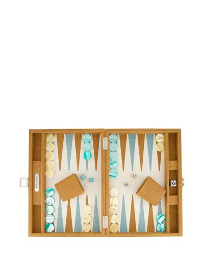 Hector Saxe Medium Backgammon Board Game In Brown