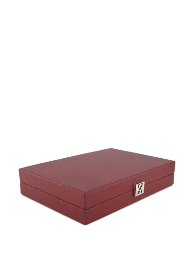 Hector Saxe Medium Baptiste Grained Backgammon In Brown