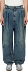 Hed Mayner Non-stretch Jeans In Blue