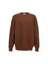Hed Mayner Twisted Sweater In Brown