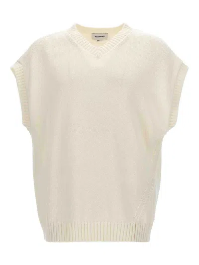 Hed Mayner Knit Vest In White