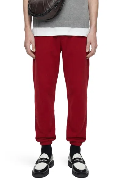 Hed Mayner Cotton Jersey Sweatpants In Red