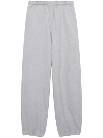 Hed Mayner Cotton Track Pants In Gray