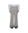 Hed Mayner Gray Crinkled Trousers In Grey