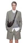 Hed Mayner Double-breasted Wool Blazer In Gray