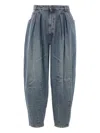 Hed Mayner Double-pleated Jeans In Blue