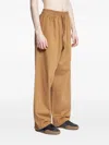 Hed Mayner Drawstring-waist Track Pants In Brown
