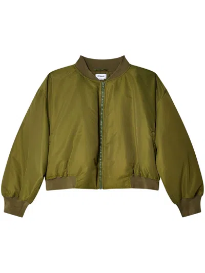 Hed Mayner Drop-shoulder Bomber Jacket In Green