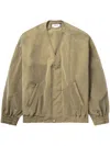 Hed Mayner Drop-shoulder Bomber Jacket In Neutral