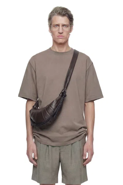 Hed Mayner Embroidered T-shirt In Brown