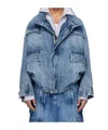 Hed Mayner Flap-pockets Denim Jacket In Blue