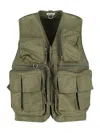 Hed Mayner Sleeveless Utility Jacket With Front Zip