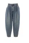 Hed Mayner Double-pleated Jeans In Blue