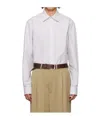 Hed Mayner Beige Virgin Wool Trousers In White