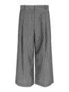 Hed Mayner Wide-leg Trousers In Virgin Wool And Mohair Blend