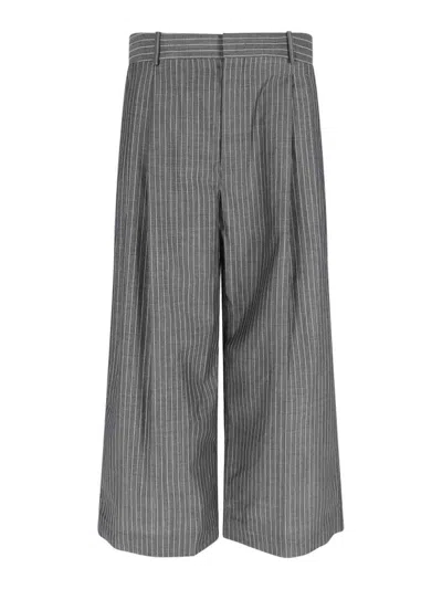 HED MAYNER LARGE TROUSERS IN VIRGIN WOOL AND MOHAIR