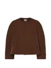 Hed Mayner Leather-strap Wool-blend Coat In Brown