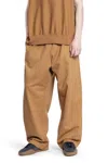 Hed Mayner Man Beige Trousers In Beige