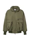 Hed Mayner Multi-pocket Zip-up Jacket In Green