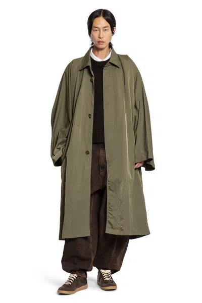 Hed Mayner Nylon Coat In Green