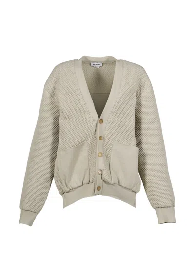 Hed Mayner Patch Pocket Cardigan In Gray
