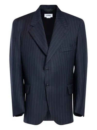 HED MAYNER PINSTRIPE BUTTON JACKET