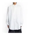 Hed Mayner Pinstriped Shirt In White